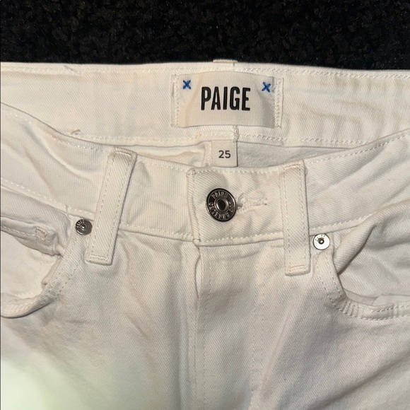Paige Women's White Jeans- Size 25 - Picture 2 of 4